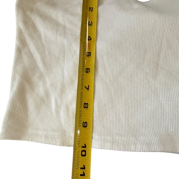 GAP Cream Ribbed Tube Top - Picture 5 of 5